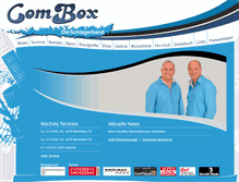 Tablet Screenshot of com-box.ch